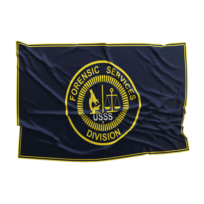 USSS Secret Service Forensic Services Division Flag Banner
