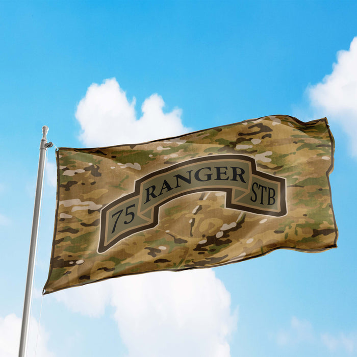 US Army 75rd Ranger STB Insignia Flag Banner