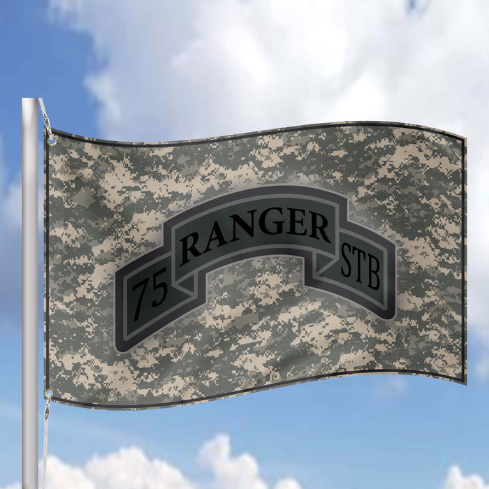 US Army 75rd Ranger STB Insignia Flag Banner