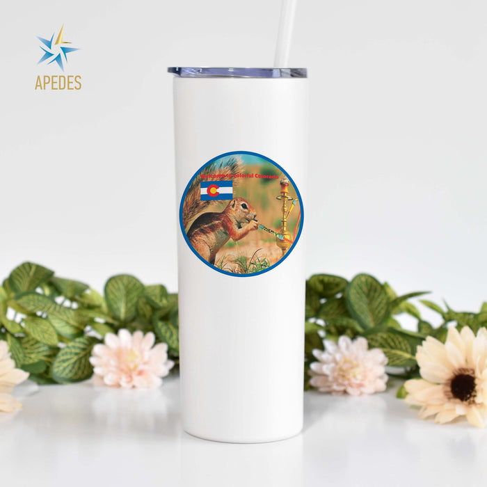 Colorado Resident Stainless Steel Skinny Tumbler 20 OZ