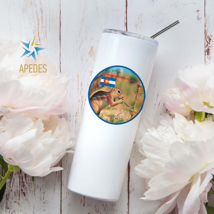 Colorado Resident Stainless Steel Skinny Tumbler 20 OZ