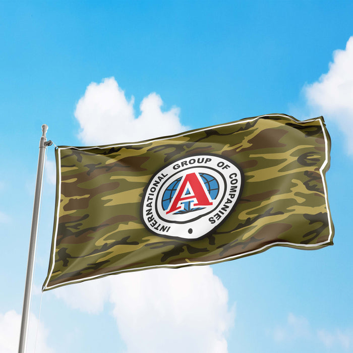 Antiterror Private Military Company International Group Of Companies Flag Banner