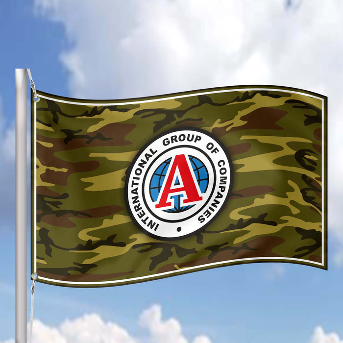 Antiterror Private Military Company International Group Of Companies Flag Banner