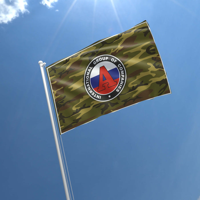 Antiterror Private Military Company International Group Of Companies Flag Banner