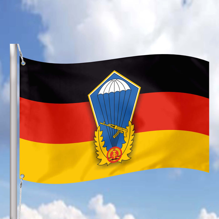 East German Paratroopers Flag Banner