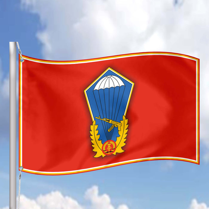 East German Paratroopers Flag Banner