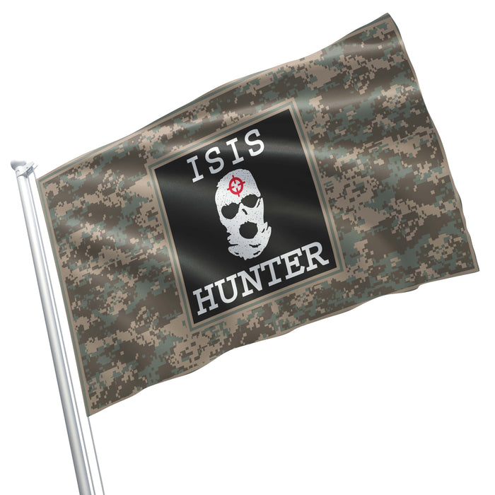 I Hunt ISIS Rats ISIS Hunter Flag Banner