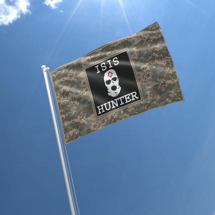 I Hunt ISIS Rats ISIS Hunter Flag Banner