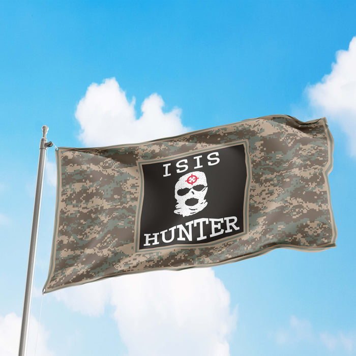 I Hunt ISIS Rats ISIS Hunter Flag Banner