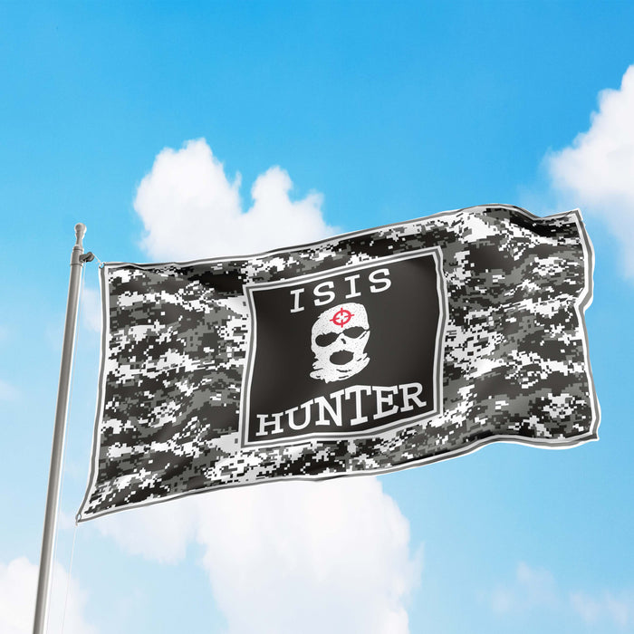 I Hunt ISIS Rats ISIS Hunter Flag Banner