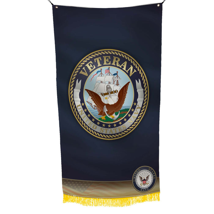 United States Navy - Veteran Flag Banner