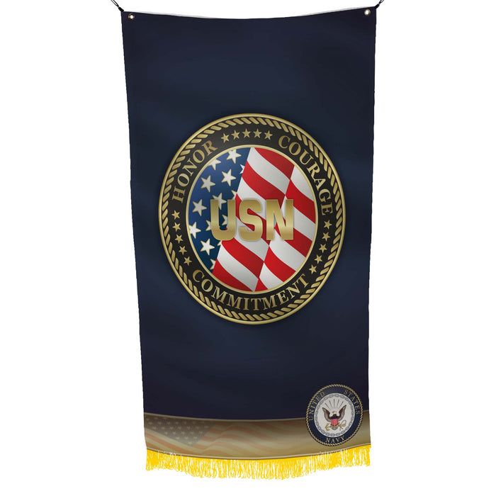 United States Navy - Veteran Flag Banner