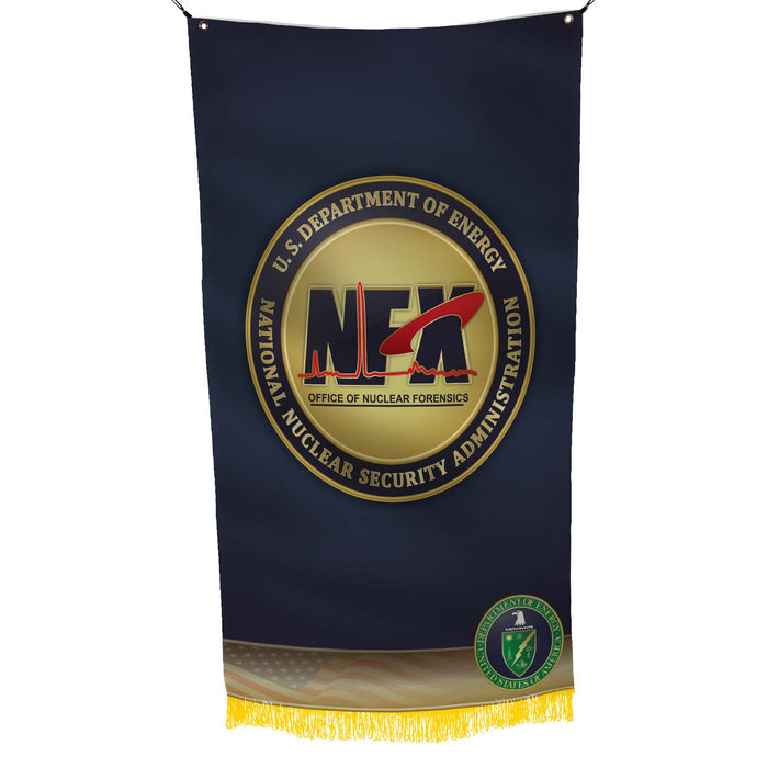 DOE Forensics Ops Nat'l Nuclear Security Admin Office of Nuclear Forensics Flag Banner