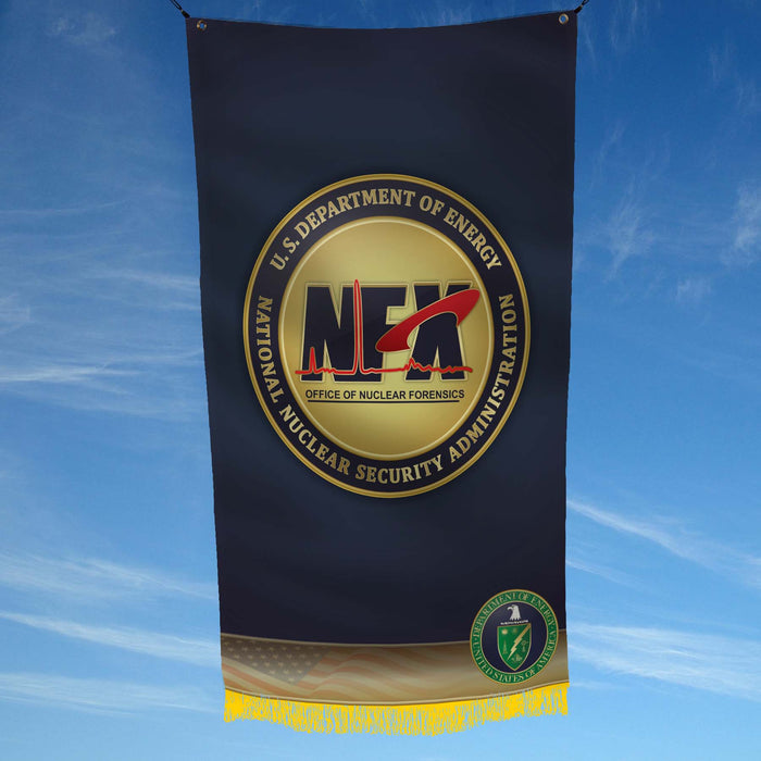 DOE Forensics Ops Nat'l Nuclear Security Admin Office of Nuclear Forensics Flag Banner