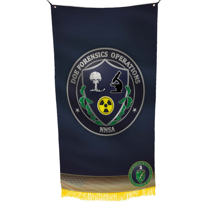 DOE Forensics Ops Nat'l Nuclear Security Admin Office of Nuclear Forensics Flag Banner