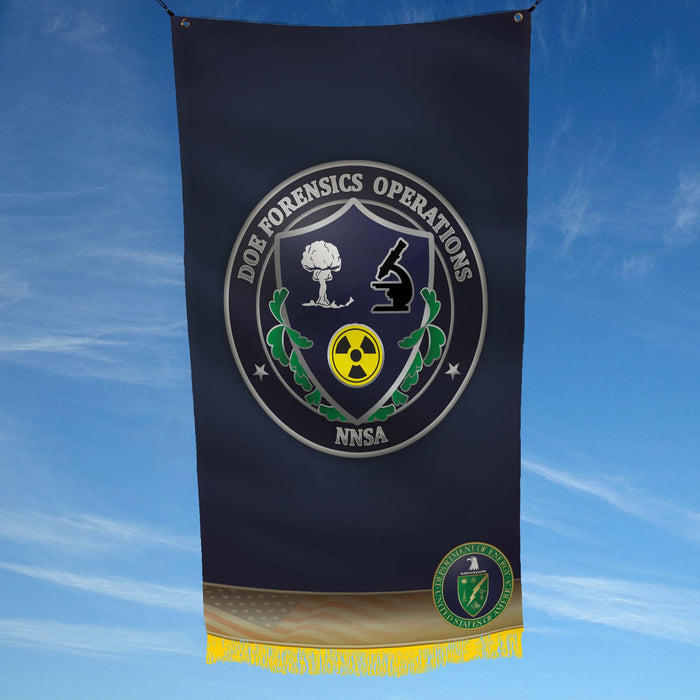 DOE Forensics Ops Nat'l Nuclear Security Admin Office of Nuclear Forensics Flag Banner