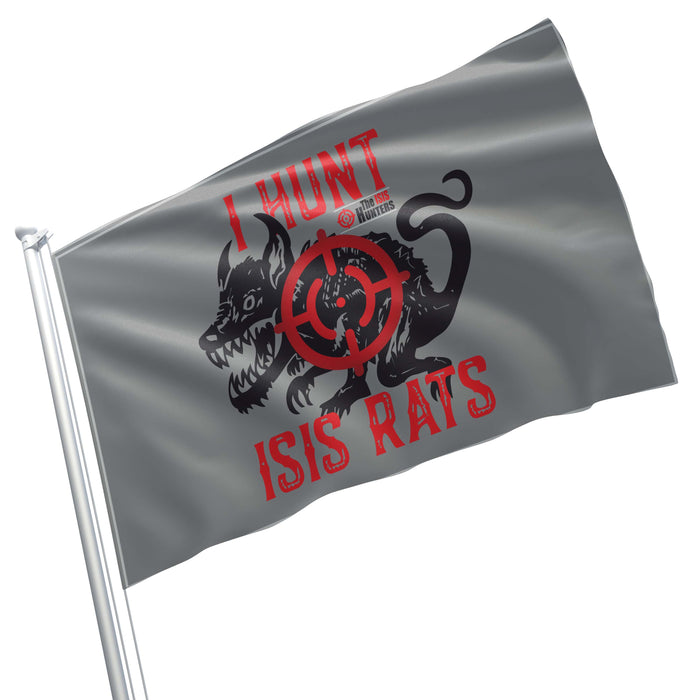 I Hunt ISIS Rats ISIS Hunter Flag Banner