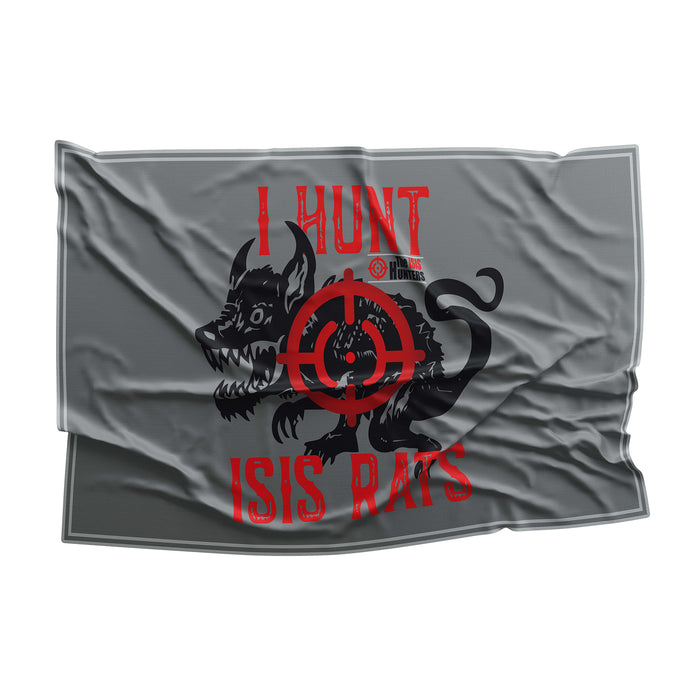 I Hunt ISIS Rats ISIS Hunter Flag Banner