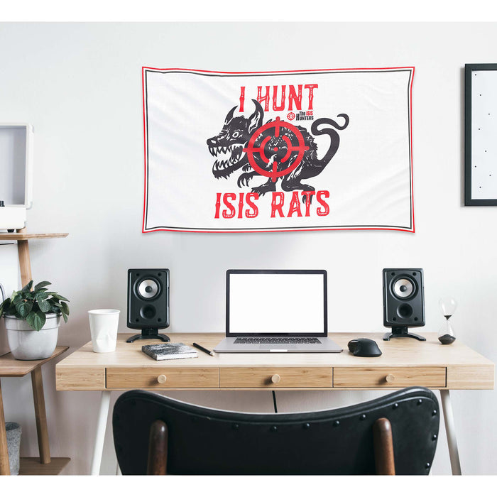 I Hunt ISIS Rats ISIS Hunter Flag Banner