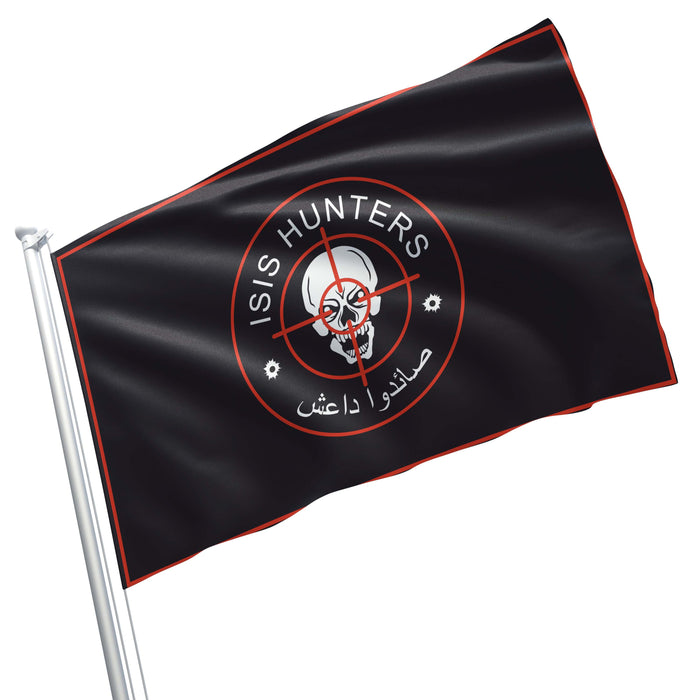 I Hunt ISIS Rats ISIS Hunter Flag Banner