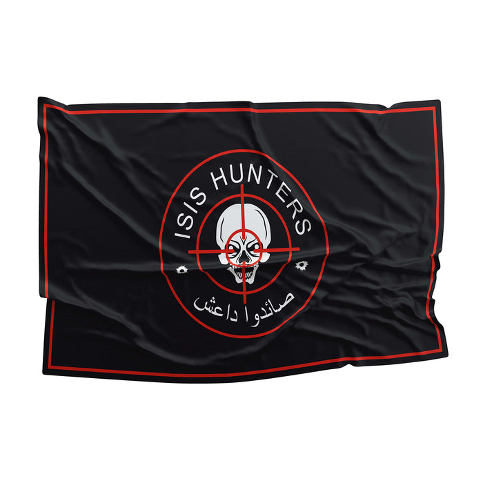 I Hunt ISIS Rats ISIS Hunter Flag Banner