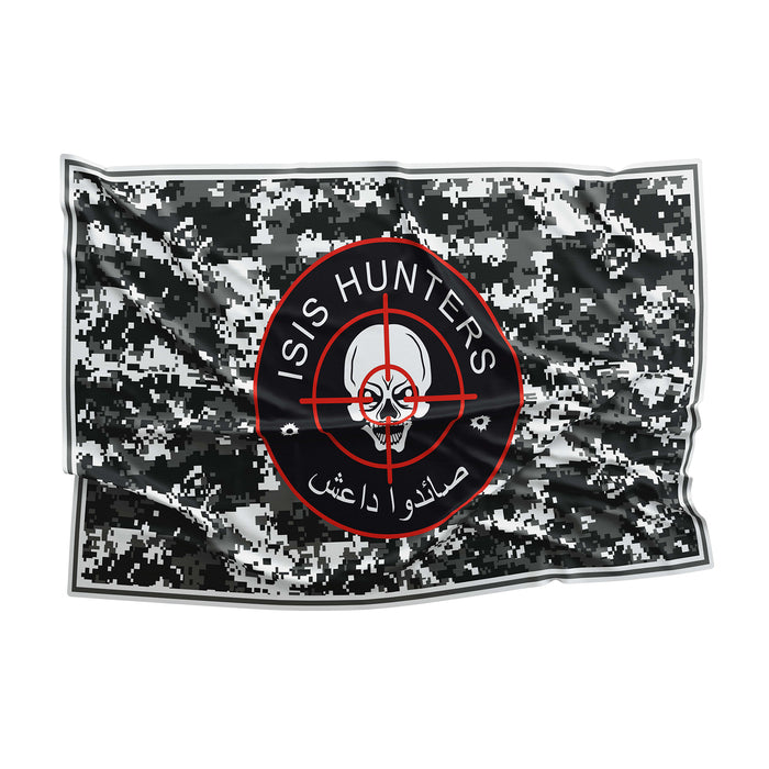 I Hunt ISIS Rats ISIS Hunter Flag Banner