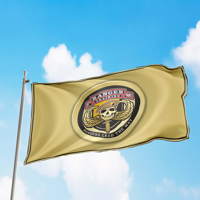 US Army Ranger Tarning School Flag Banner