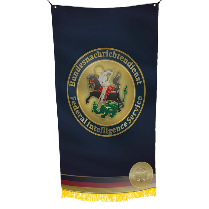 BND German Foreign Intelligence Service Afghan-Pak Grp UBL Coin CIA Counterpart Flag Banner