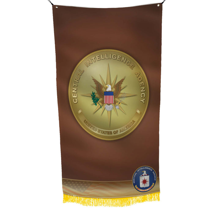 CIA Camp Peary OSS Spear 16 Point Star Flag Banner