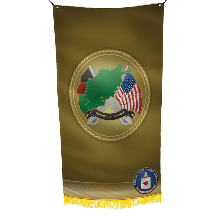 CIA NCS SAD SOG Special Operations Group Ghecko Firebase Kandahar Afghanistan Flag Banner