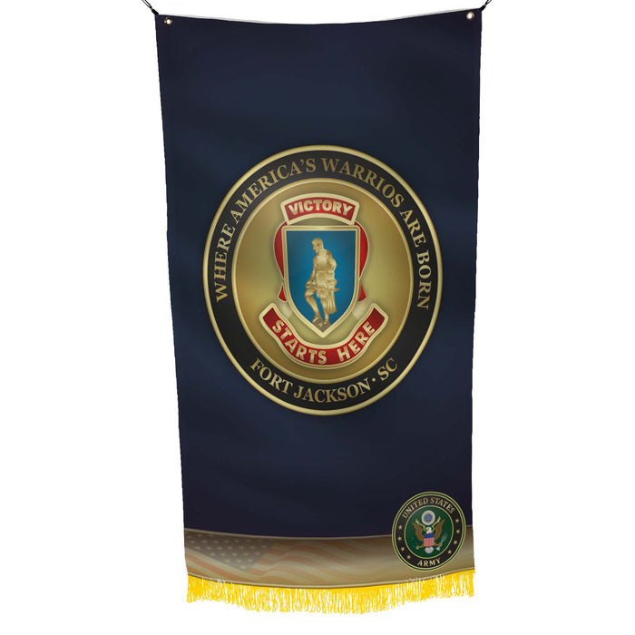 US Army - Fort Jackson South Carolina Flag Banner