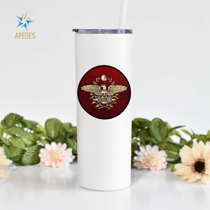 Roman Empire Stainless Steel Skinny Tumbler 20 OZ