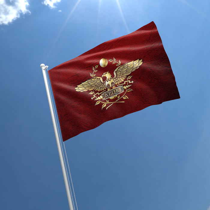 Western Roman Empire SPQR Flag Banner