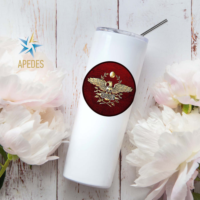 Roman Empire Stainless Steel Skinny Tumbler 20 OZ