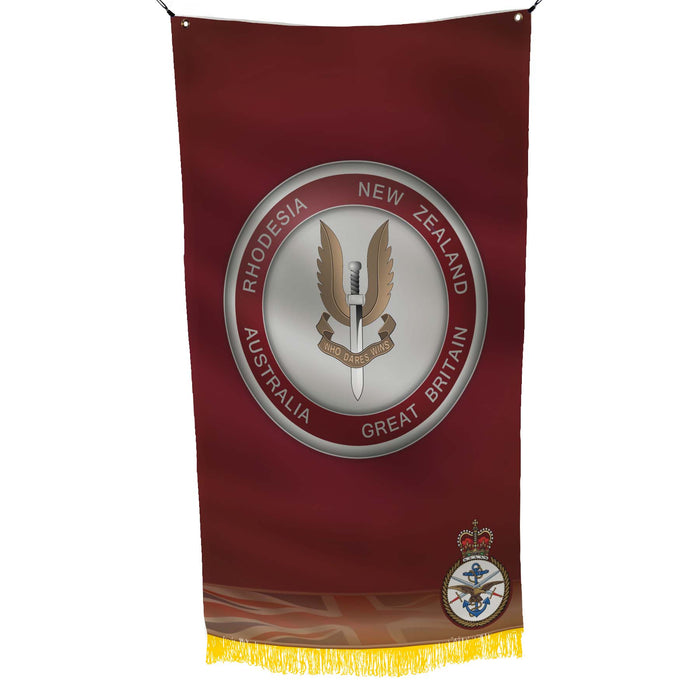 Who Dares Wins Special Air Service British Army Flag Banner