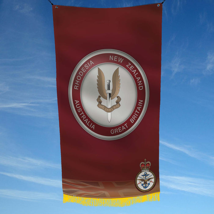 Who Dares Wins Special Air Service British Army Flag Banner