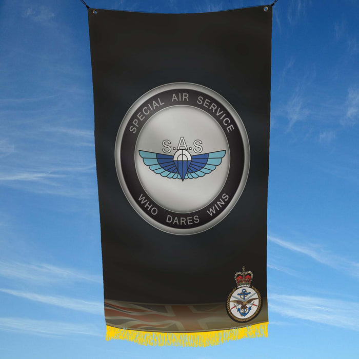 Who Dares Wins Special Air Service British Army Flag Banner