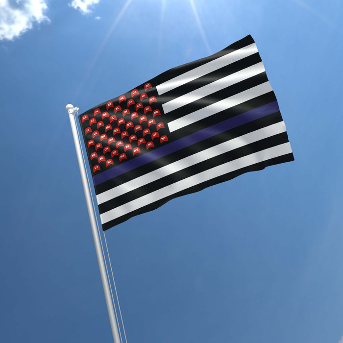 MAGA USA Trump Republican Party Thin Blue / Red / Green Line Flag