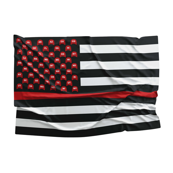 MAGA USA Trump Republican Party Thin Blue / Red / Green Line Flag