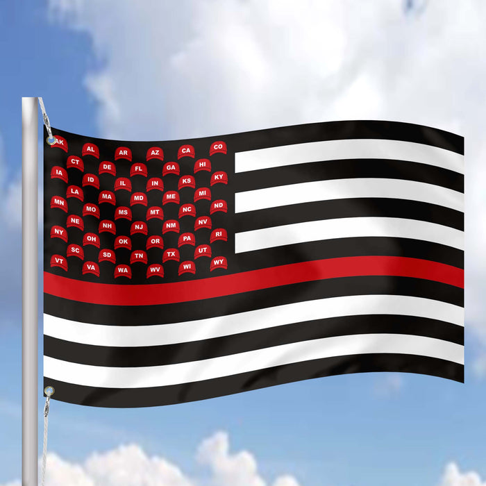 MAGA USA Trump Republican Party Thin Blue / Red / Green Line Flag