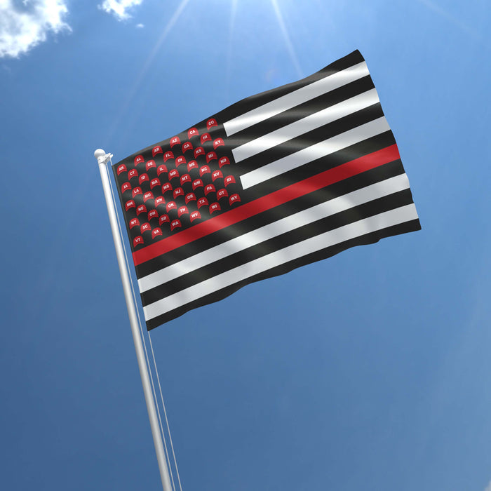 MAGA USA Trump Republican Party Thin Blue / Red / Green Line Flag