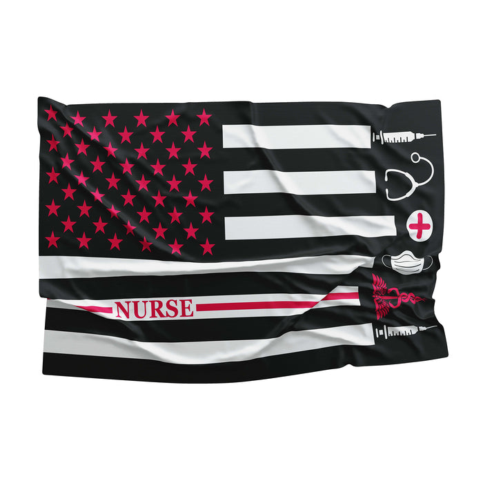 Medical Workers Nurse EMS Support Honor Flag Banner