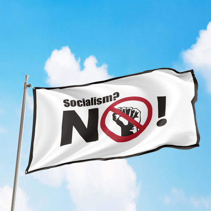 No Socialism Flag Banner