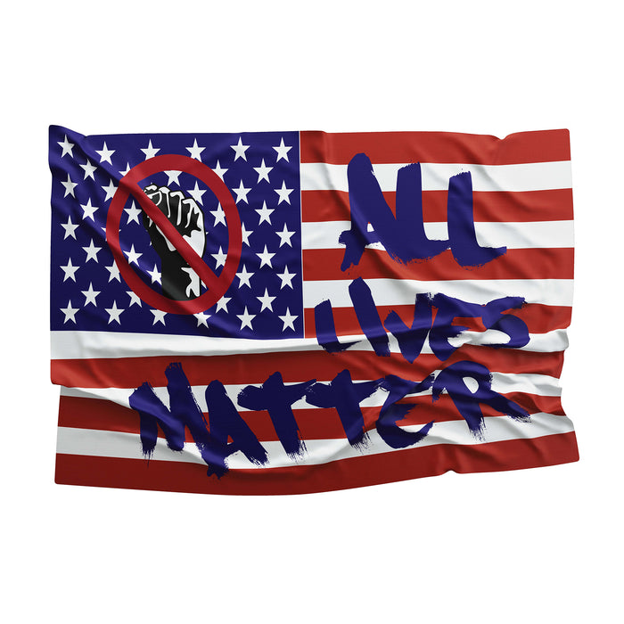 All Lives Matter USA Flag Banner