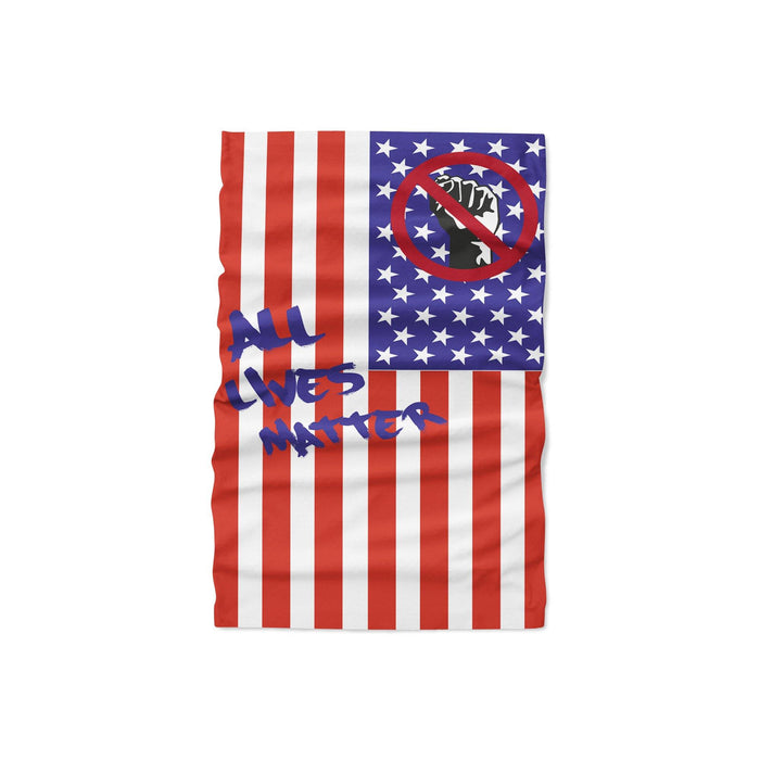All Lives Matter USA flag style UV Protection Neck Gaiter, Headband, Scarf - Apedes Flags And Banners