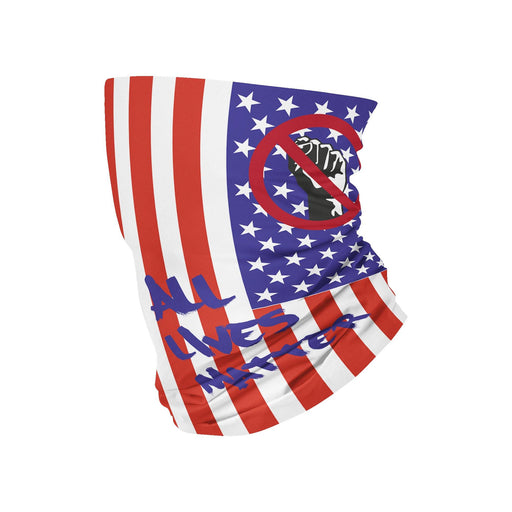 All Lives Matter USA flag style UV Protection Neck Gaiter, Headband, Scarf - Apedes Flags And Banners