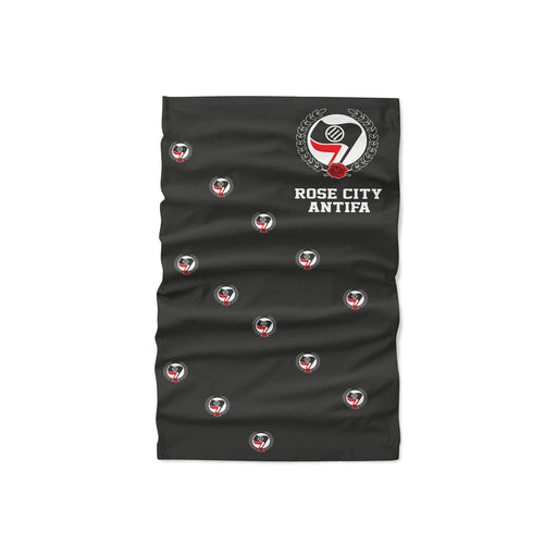 Rose city Antifa UV Protection Neck Gaiter, Headband, Scarf - Apedes Flags And Banners