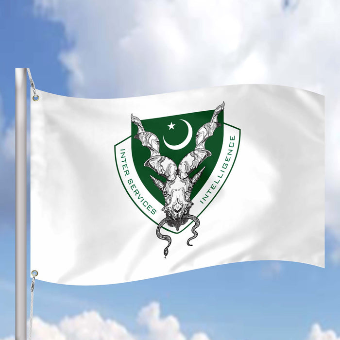 ISI Inter-Services Intelligence Pakistan Flag Banner
