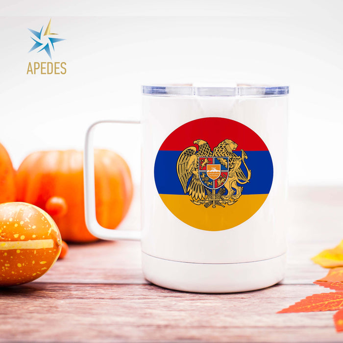 Armenia Flag Stainless Steel Travel Mug 13 OZ