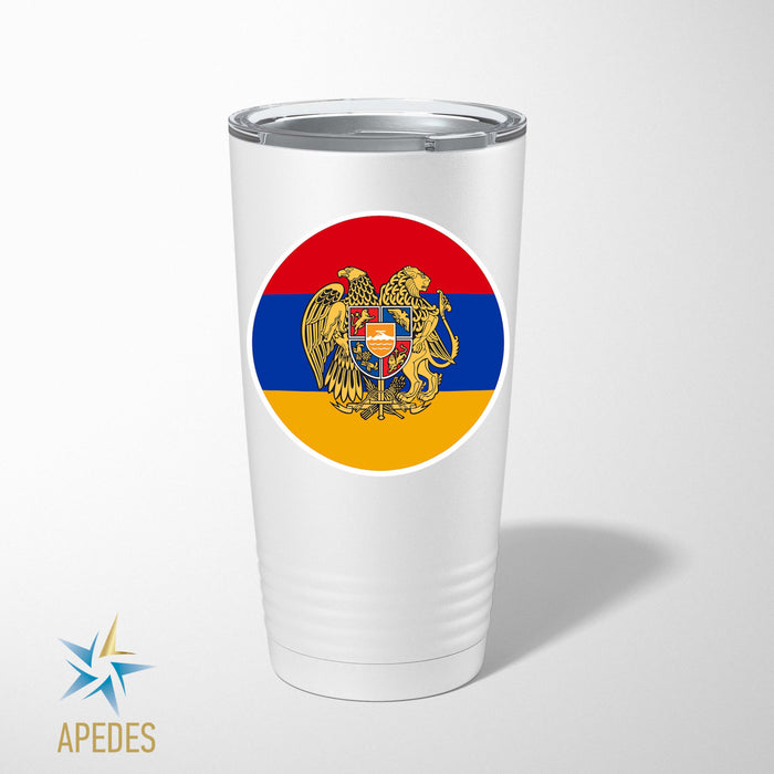 Armenia Flag Stainless Steel Tumbler 20 OZ